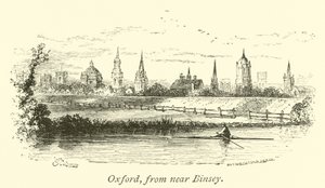 Oxford, vanuit de buurt van Binsey door English School