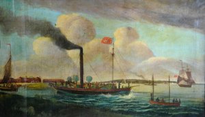 P.S. Royal Charter bij Barton waterside, c.1850