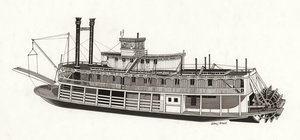 Raderstoomboot, 1818