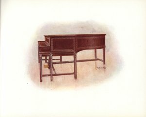 Pagina uit Steinway & Sons Kunstcatalogus door English School