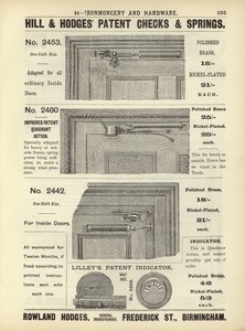 Pagina uit The Architects, Surveyors and Engineers Compendium 1892