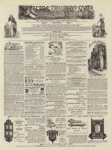 Pagina met advertenties door English School