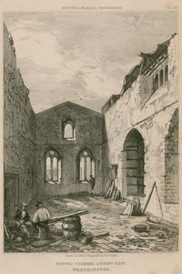 Geverfde Kamer, kijkend naar het oosten, Westminster Palace, Londen door English School
