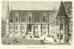 Paleis van Justitie, Rouen, december 1870
