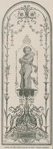 Paneel van de hoofdsalon van de Great Eastern door English School