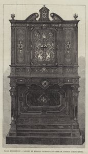 Parijs tentoonstelling, kabinet door Messers Jackson en Graham, Londen, Grand Prix (gravure) door English School