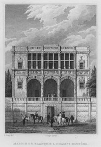 Parijs, Maison De Francois I, Champs Elysees door English School