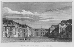 Parijs, Palais De Versailles, Cour Royale door English School