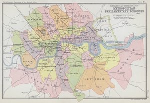 Parlementaire vertegenwoordiging, Metropolitane parlementaire boroughs
