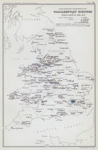 Parlementaire vertegenwoordiging, parlementaire boroughs van Engeland en Wales door English School