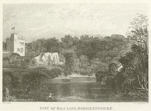 Deel van Bala Lake, Merionethshire door English School