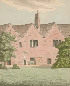 Een deel van het bisschoppelijk paleis in Fulham, Londen door English School