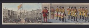 Deel van het panorama van het huwelijk van koningin Victoria, ca. 1840