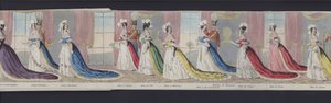 Deel van het panorama van het huwelijk van koningin Victoria, ca. 1840