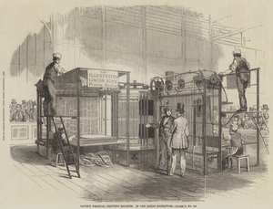 Octrooi verticale drukmachine, in de Grote Tentoonstelling, Klasse C, Nr 122 door English School