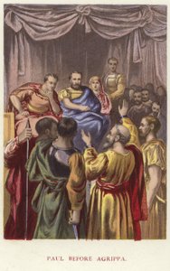 Paulus voor Agrippa door English School