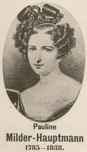 Pauline Milder-Hauptmann door English School