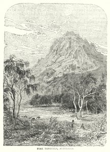 Piek Tangulla, Australië (gravure) door English School