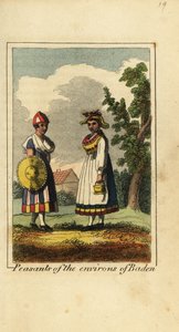 Boerinnen uit de omgeving van Baden, Duitsland door English School