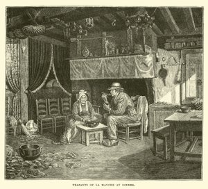 Boeren van La Manche aan het diner door English School