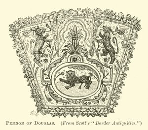 Vaandel van Douglas door English School