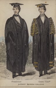 Pensionaris, Fellow Commoner, Sidney Sussex College door English School