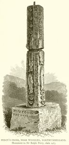Percys Kruis, nabij Wooller, Northumberland door English School