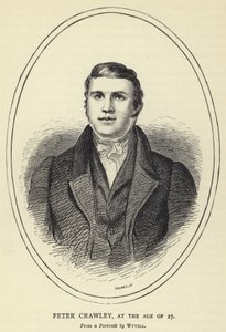 Peter Crawley, op 27-jarige leeftijd, van een portret door Wyvill door English School