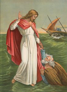 Petrus Wandelt op de Zee