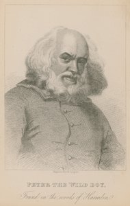 Peter de Wilde Jongen, gevonden in de bossen van Haemlin