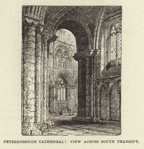 Peterborough Kathedraal, Aanblik over het Zuidelijke Transept door English School