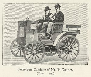 Petroleumwagen van de heer P Gautier