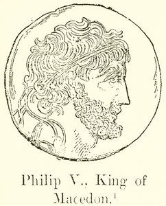 Philip V, Koning van Macedonië door English School
