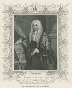 Philip Yorke, 1e Graaf van Hardwicke, uit 