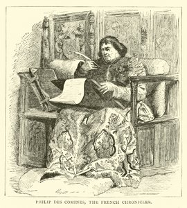 Philip des Comines, de Franse kroniekschrijver door English School