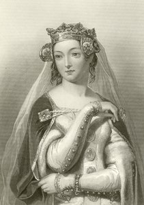 Philippa van Henegouwen, gemalin van koning Edward III door English School