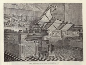 Piano van Lawrence Alma-Tadema door English School