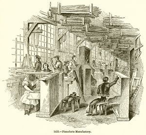 Pianoforte fabriek door English School