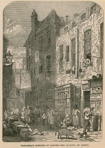 Schilderachtige schetsen van Londen - The Rookery, St Giles