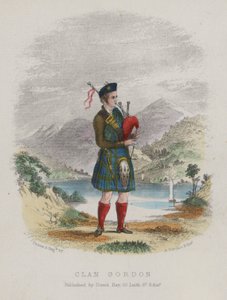 Doedelzakspeler van Clan Gordon, Schotland
