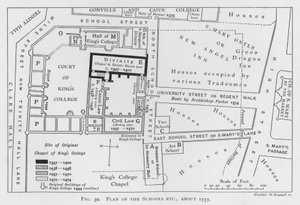 Plan van de scholen, ca. 1575
