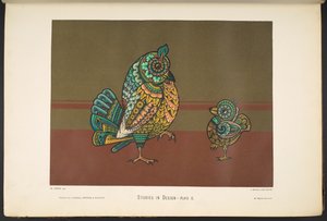 Plate ii, uit Studies in Design. [60 gekleurde platen.] door English School