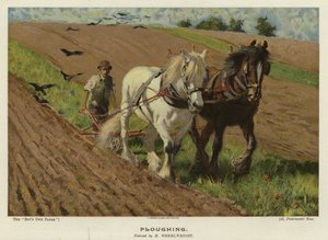 Ploegen door H Wheelwright