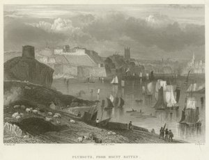 Plymouth, vanaf Mount Batten door English School