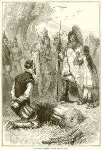 Pocahontas redt het leven van Kapitein Smith door English School