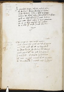 Gedichten van Sir Thomas Wyatt, f.54v, c.1530-39 door English School