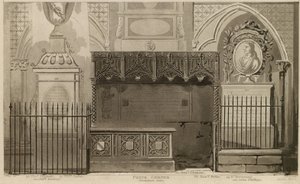 Poets Corner, Westminster Abbey, Londen door English School