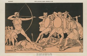 Politieke cartoon door English School