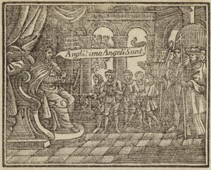 Paus Gregorius en de Angeli: Gregorius de Grote ontmoet Angelsaksische jongeren op een slavenmarkt
