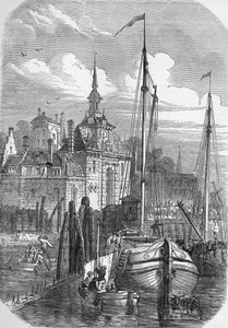 Haven van Rotterdam, Nederland, uit 